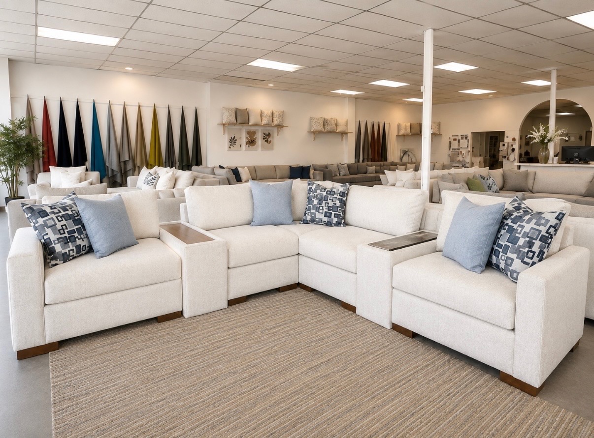 San Diego Sectional sofa in a Sofa USA showroom